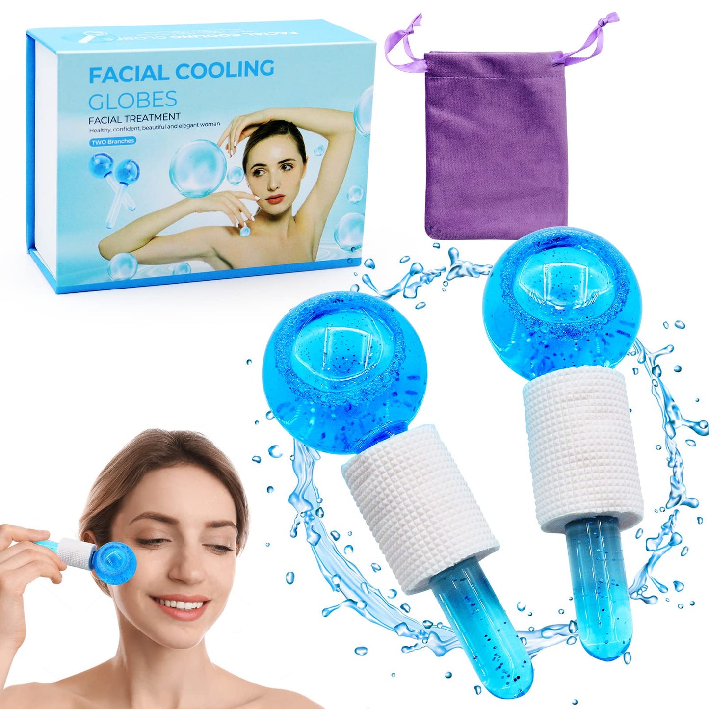 Masajeador facial GLOBE FRESH®️ X2 + ENVIO GRATIS