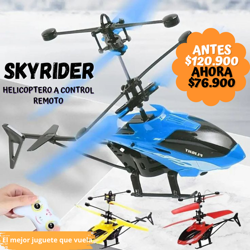 Helicóptero a control remoto SKYRIDER®️ + envio gratis