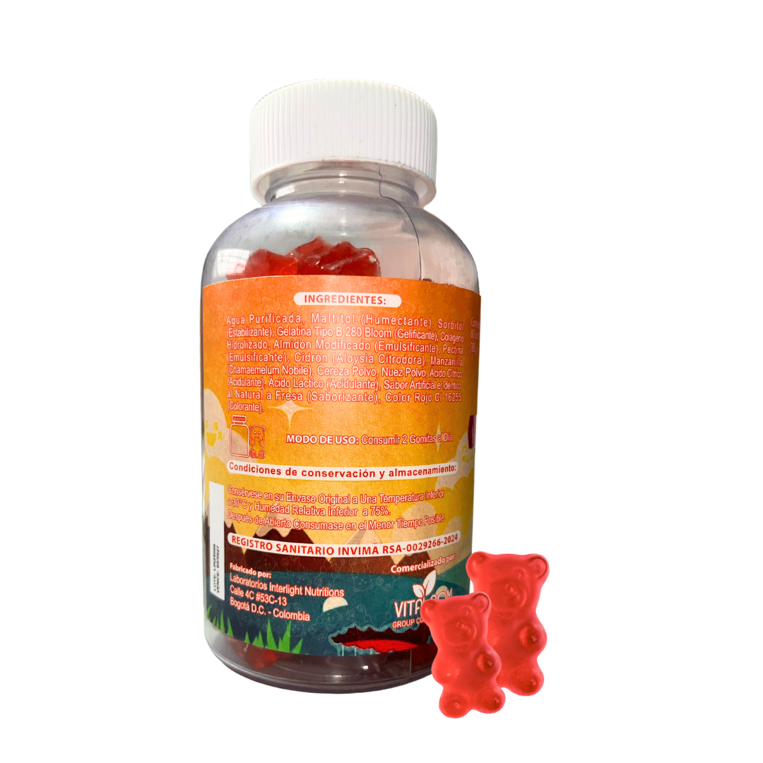 GOMIKIDS DE CIDRON Y MANZANILLA X60 CON INVIMA