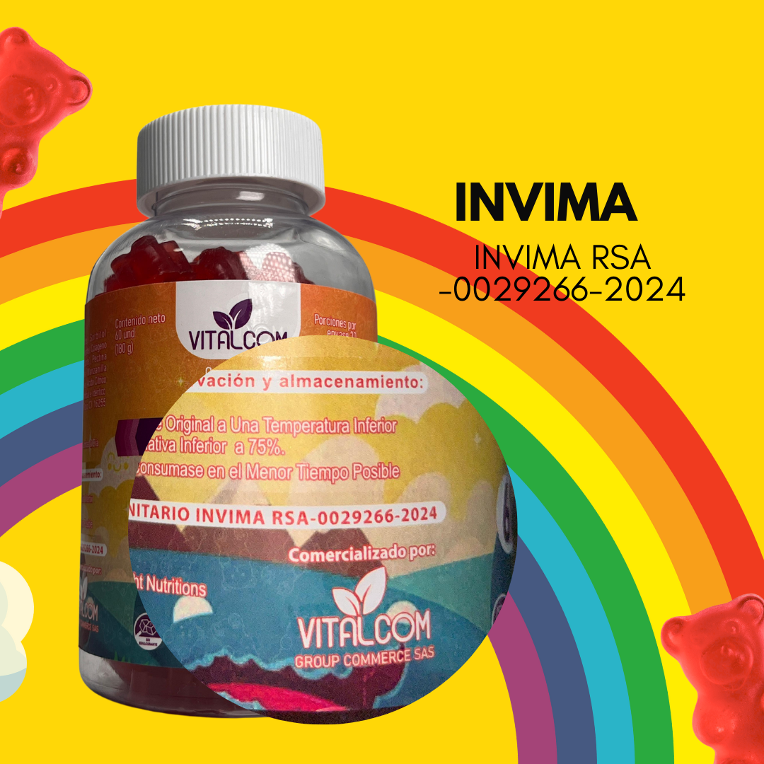 GOMIKIDS DE CIDRON Y MANZANILLA X60 CON INVIMA